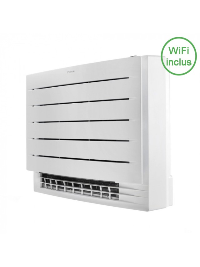 Aparat de aer conditionat de pardoseala Daikin Perfera 12000 BTU FVXM35B-RXM35A-SEER 8.5 / SCOP 4.7, Flash Streamer, Filtru Argint si Titan, garantie 60 luni